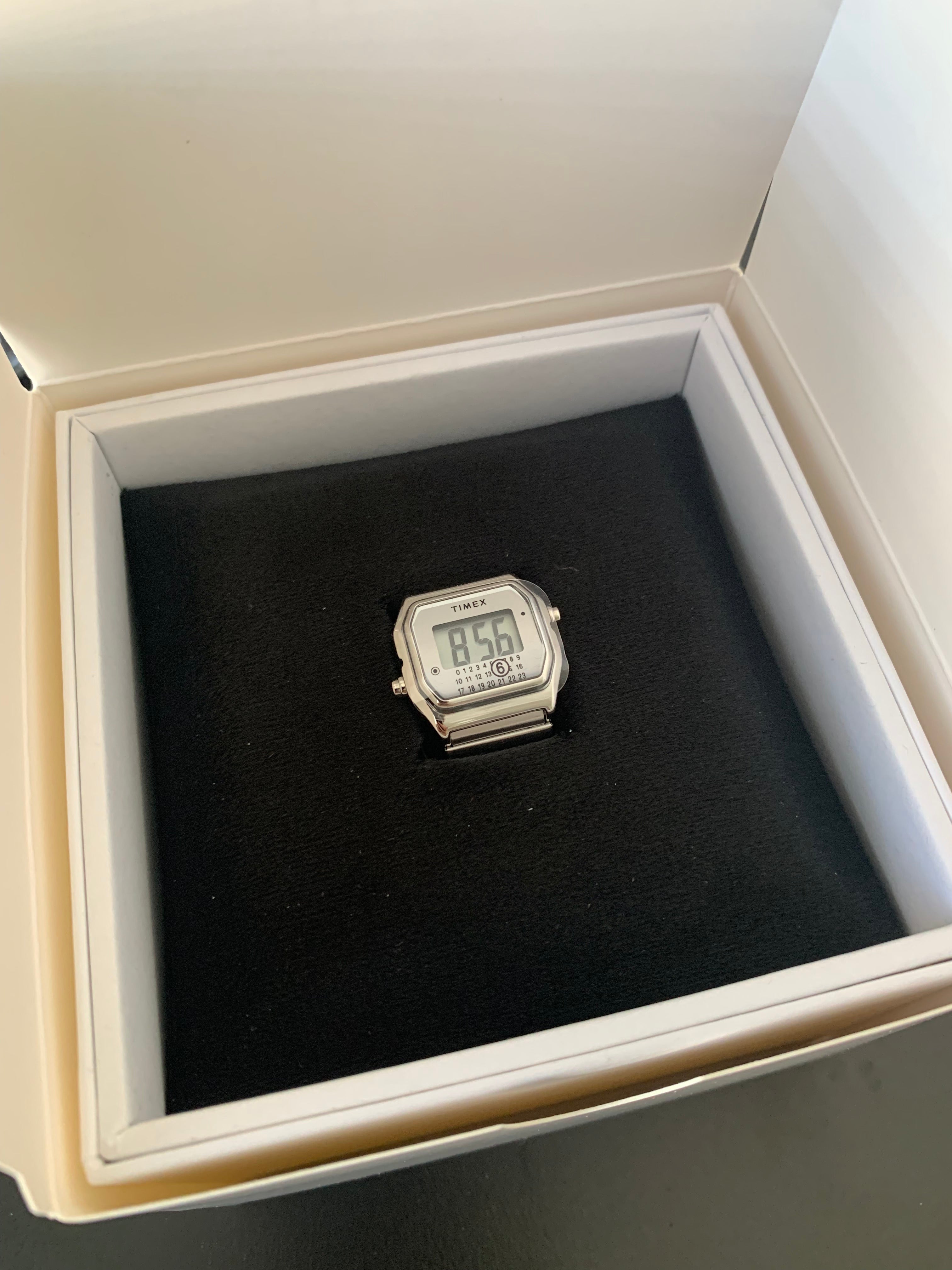 MM6 MAISON MARGIELA Timex T80 リング時計 / シルバー