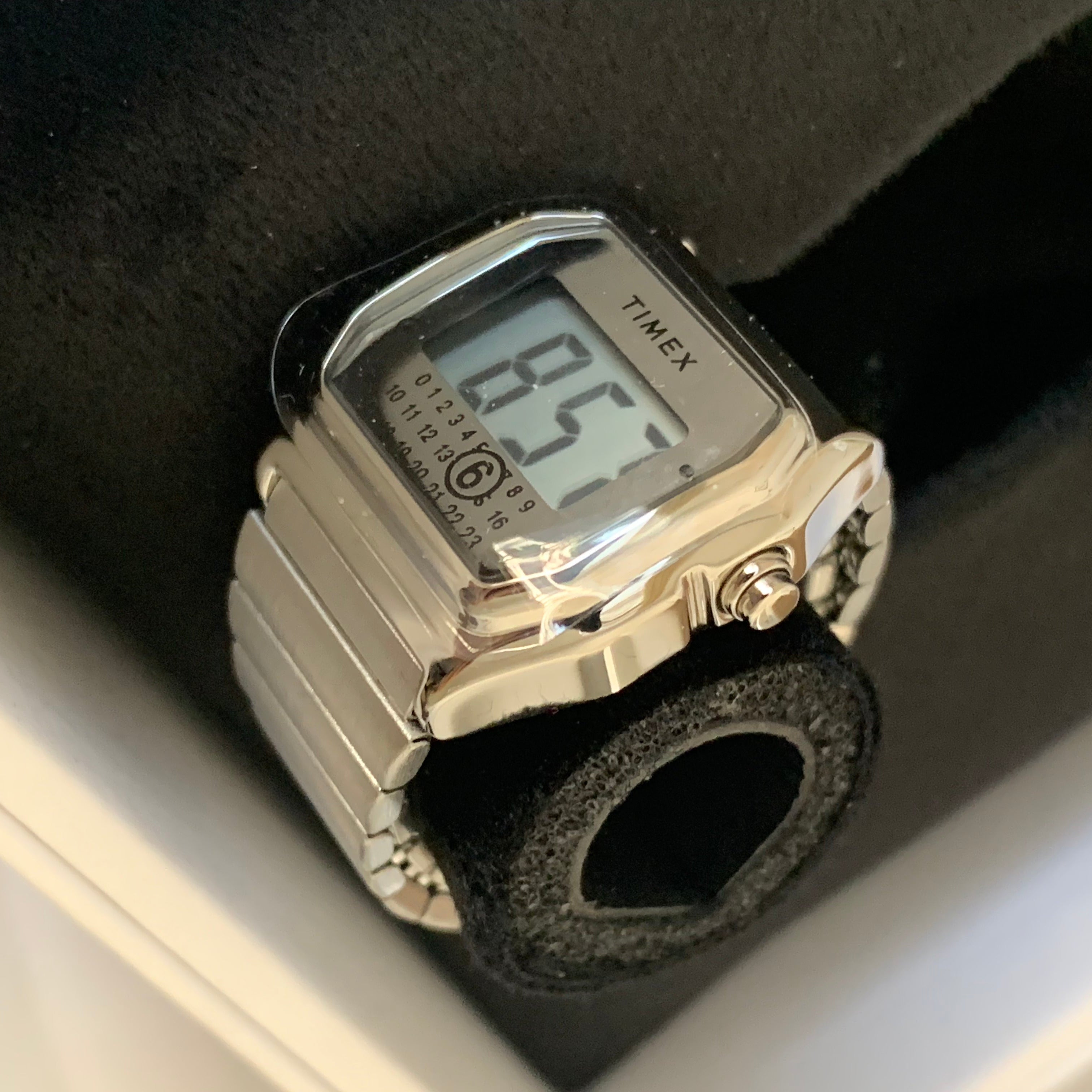 MM6 MAISON MARGIELA Timex T80 リング時計 / シルバー