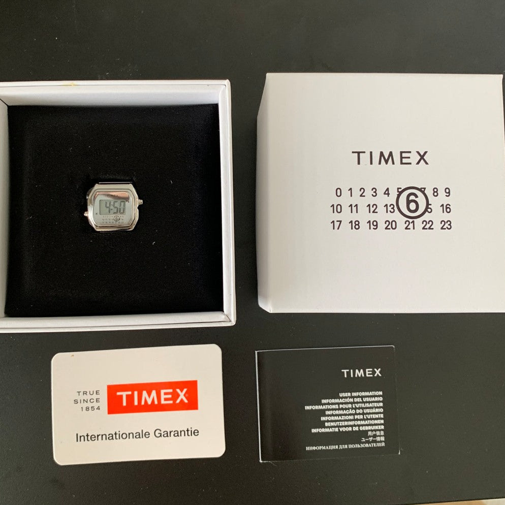 MM6 MAISON MARGIELA Timex T80 リング時計 / シルバー